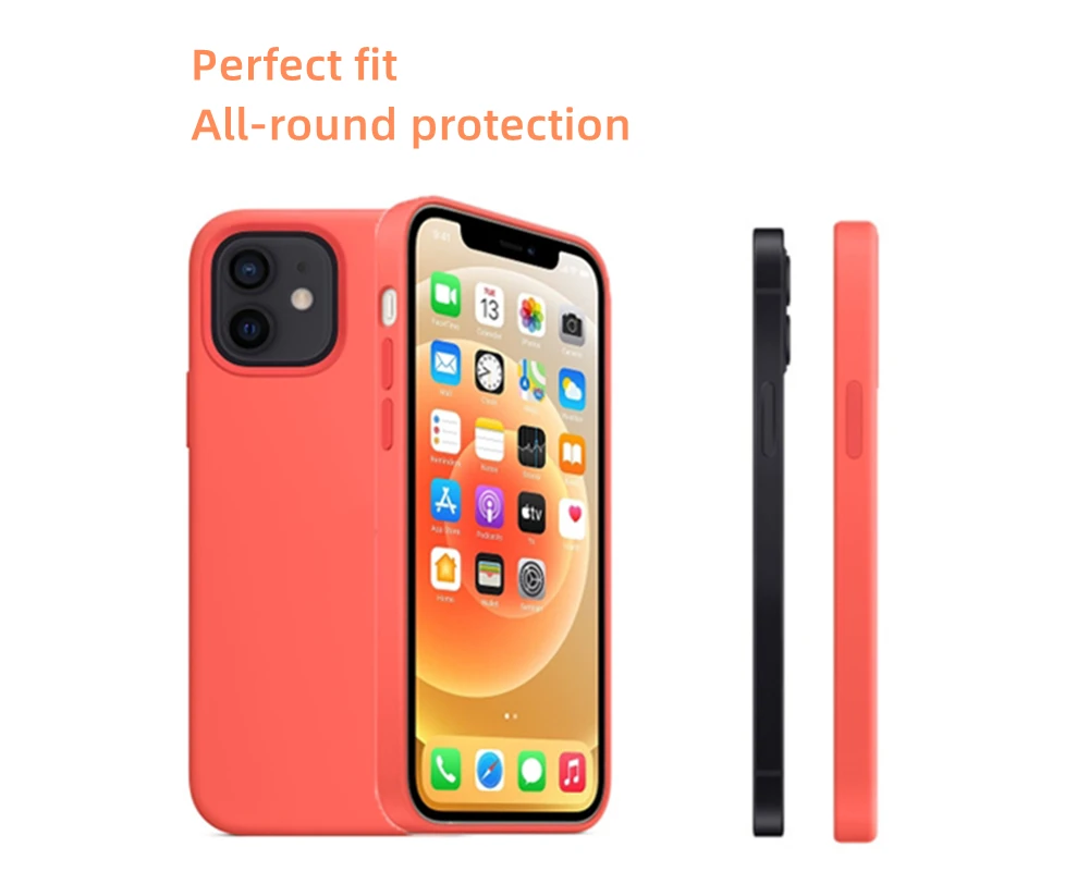 phone flip cover 2021 Liquid Silicone Case With POP-UP Animation For iPhone 13 12 Pro Max Mini For Magnetic Magsafing Drop Protect Cover arm pouch for phone