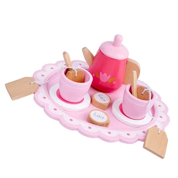 

1 Set Colorful Durable Funny Simulation Tea Ware Kitchen Kit Tea Set Tableware Model for Boys Children Girls
