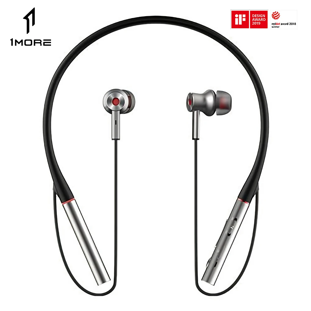 

1MORE Dual Driver Wireless Headphones Bluetooth E1004BA Hi-Res Bluetooth Neckband Headset Noise Cancellation Earphones With Mic