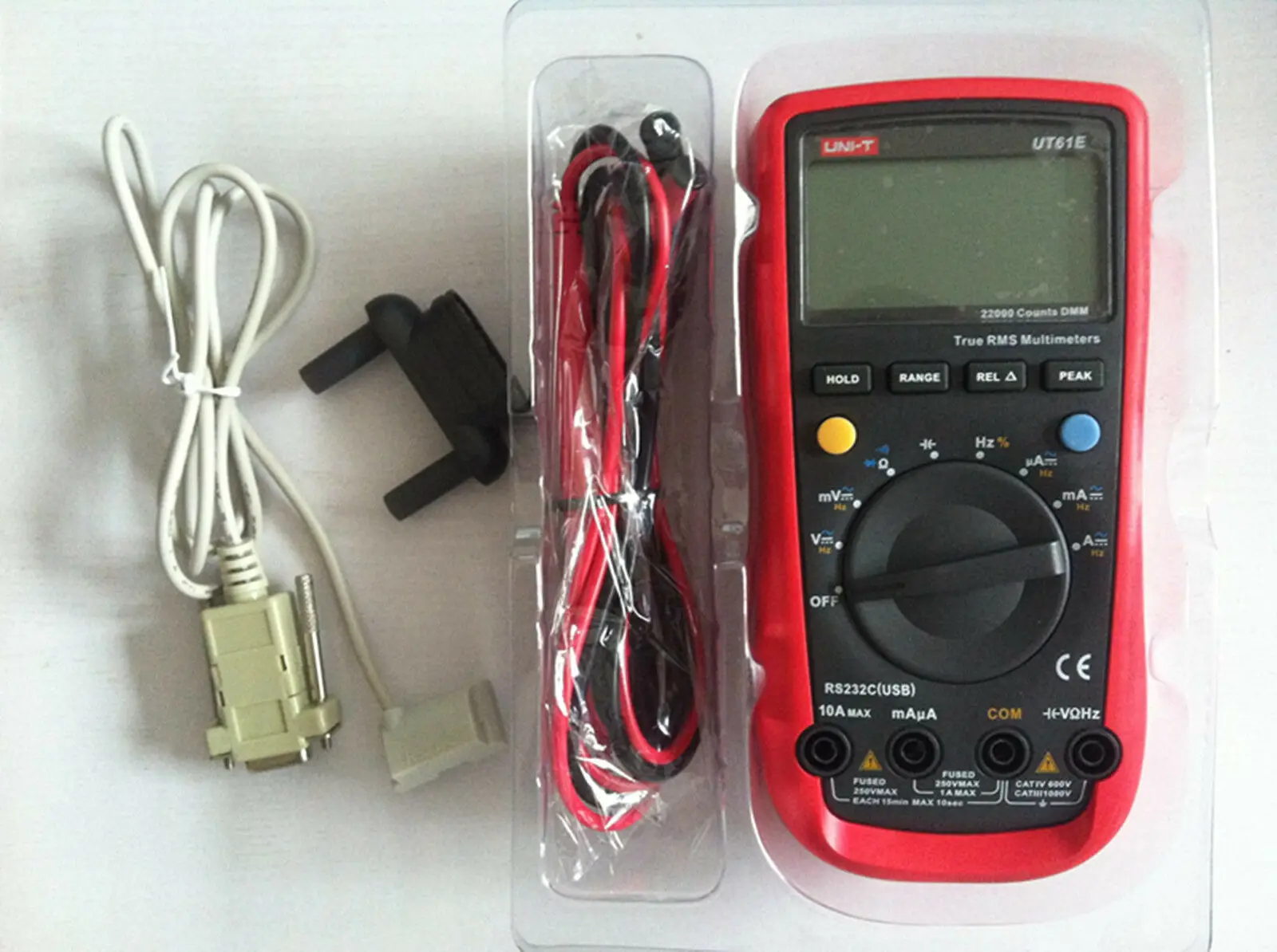 UNI-T блок UT-61E UT61E цифровой Ручной тестер Mutimeter DMM AC DC Вольт Ом Frq | Инструменты