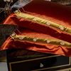 1400TC Silk Cotton Bedding Set King Queen Size Palace Embroidery Duvet Cover Flatsheet Thick Bedspread 4/6/10pcs 4