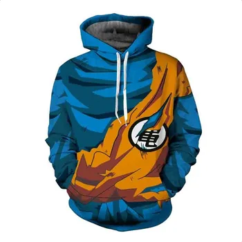 

Pullover Sweatshirt Anime Naruto Hokage Dragon Ball One Piece Hoodies Super Saiyan Goku Black Vegeta Jiren Kakashi Law Coat 5XL