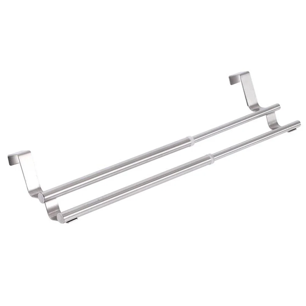 

Organizer Shelf Expandable Door Hanger Towel Bar Storage Rack Stainless Steel Bath Accessories