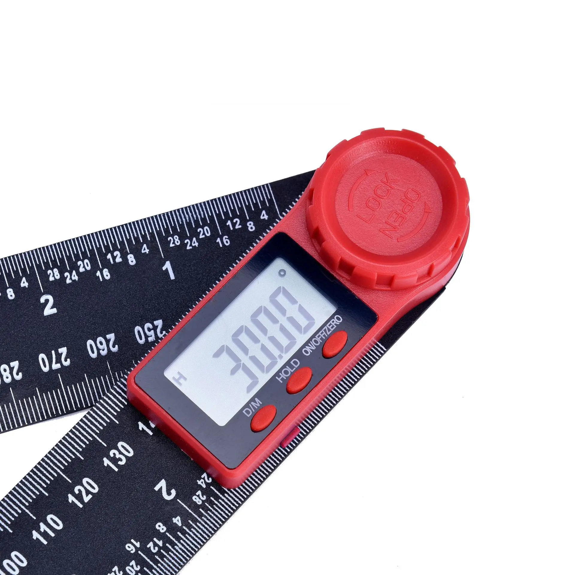 0-200mm 8'' Digital Meter Angle Inclinometer Angle Digital Ruler Electron Goniometer Protractor Finder Measuring Tool