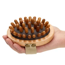 

Wooden Airbag Massage Brush Scalp Massage Comb Reduces Cellulite and Relieves Tense Muscles Spa Body Relaxation Relieve Stress
