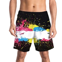 Модные шорты для плавания, мужские шорты для плавания, пляжные шорты для мужчин, быстросохнущие пляжные шорты