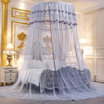 

Universal Used Elegant Dome Mosquito Net Canopy Lace Princess Style Mosquito Net Bed Curtain Netting Mosquito Net for Bedding