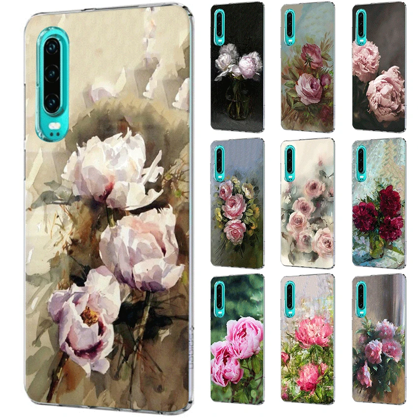 Mobile Phone Case For Xiaomi Redmi 7A K20 GO 7 4 Prime 3S 3 5 6 7Pro S2 4A 5A 6A Hard Cover Peony Beautiful | Мобильные телефоны и