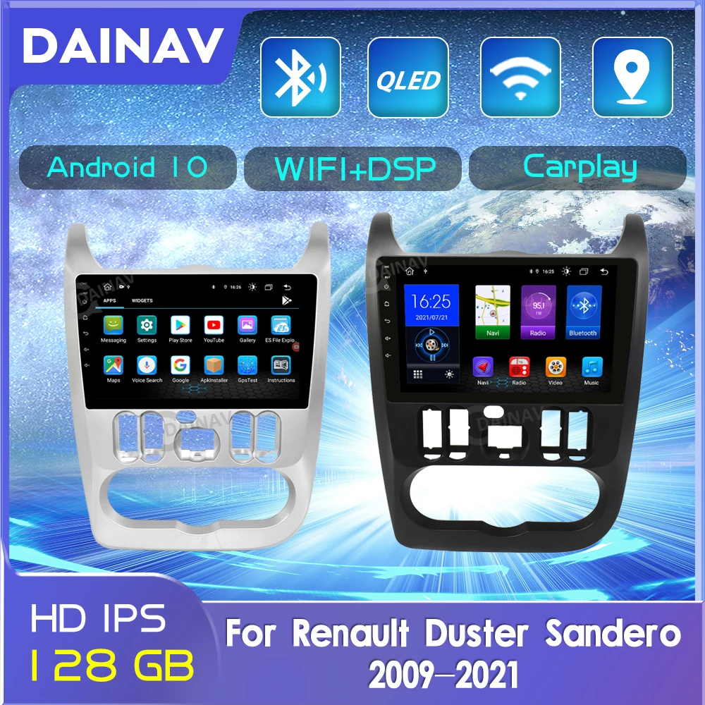 Android 15 Autoradio Für Renault Logan Sandero - 9 Zoll Mit CarPlay & Android Auto