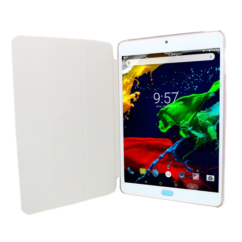 8 дюймовый ультра-тонкий Andriod 6,0 Tablet PC Dual SIM карты памяти, Процессор MTK Helio X20 Deca Core, 3 ГБ+ 16 Гб 2048x1536 retina экран флип-чехол