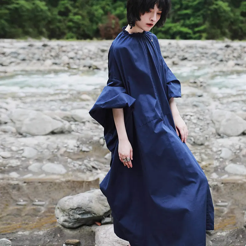 XITAO Vintage Draped Ruffles Casual Women 2020