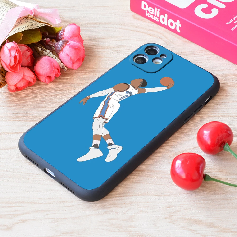 For iPhone Russell Westbrook Dunk Print Soft Matt Apple iPhone Case iphone 7 phone cases