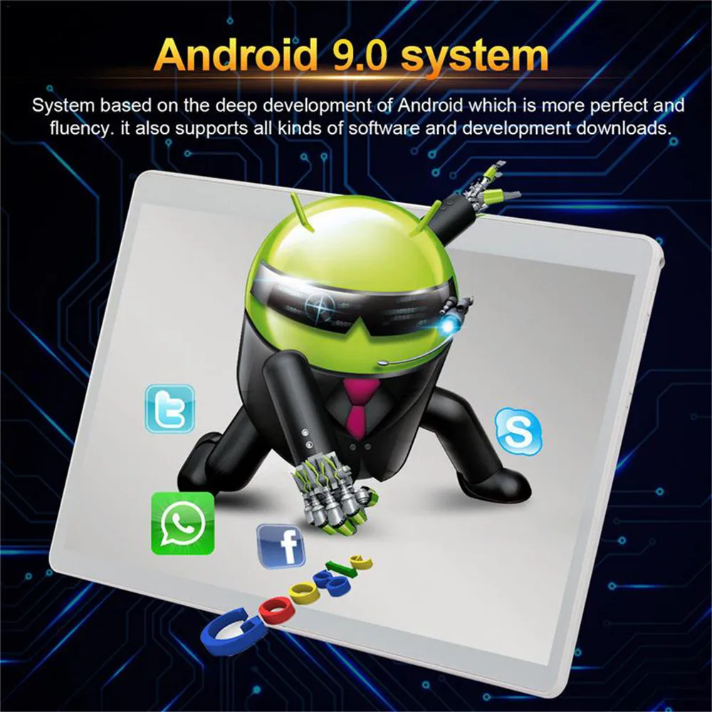10 1 дюймовый планшет Android 9 0 5G двухдиапазонный wifi Восьмиядерный быстрый процессор