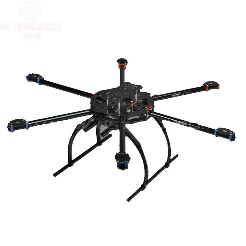 Таро FY680 FPV гексакоптер самолет TL68B02 складная алюминиевая трубка гекса вертолет