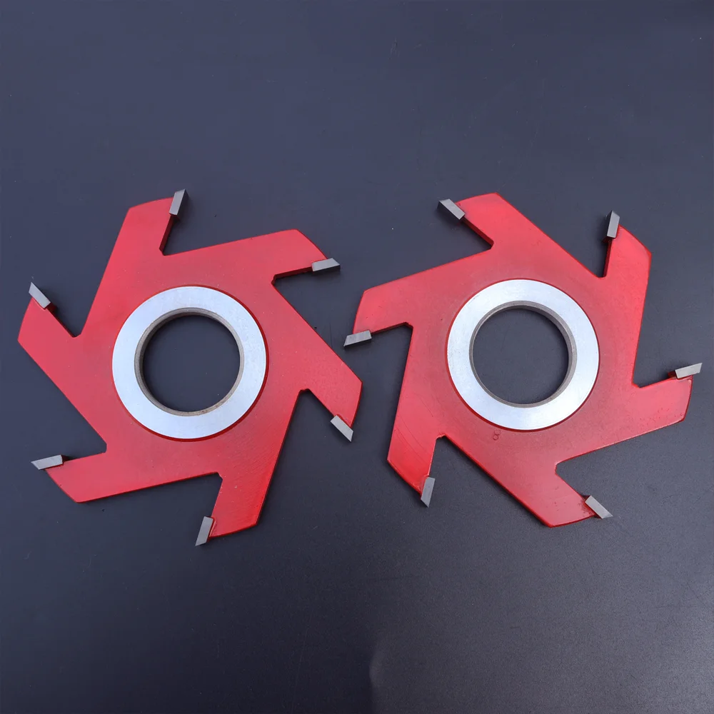 목재 스핀들 셰이퍼 몰더 커터 헤드, 조정 가능한 그루브 블레이드 나이프 세트, 목공 도구 슬로팅 프로파일, 120mm 1 개