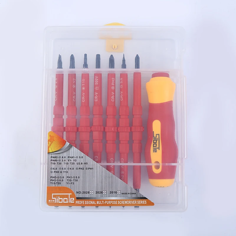 Insulated Screwdriver Set 7 Piece Milwaukee Electrical Electrician Hand Tool Multifunctional Opening Repair Precision | Инструменты