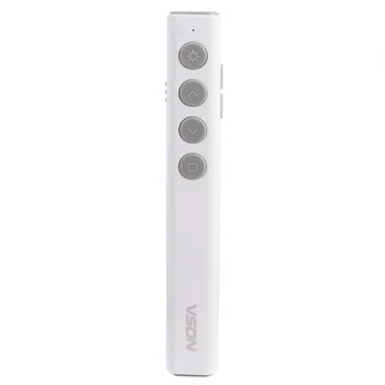 

1Pc Wireless Durable Convenient Practical Presenter PPT Clicker Remote Control Pen Projection Pointer for School