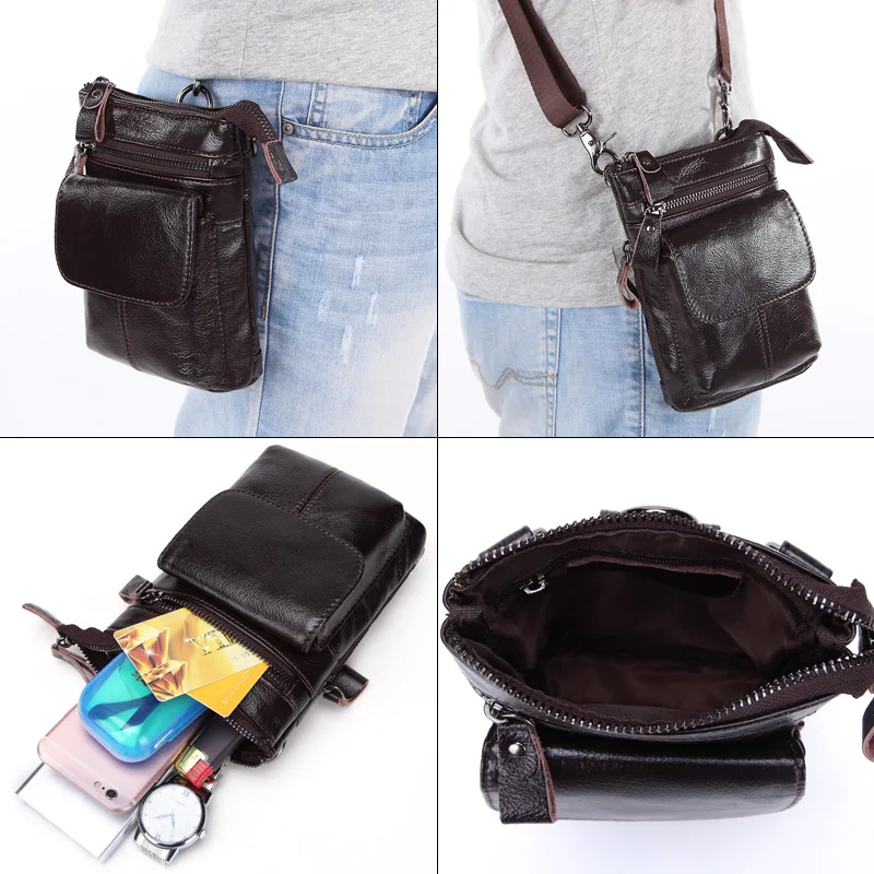 MISFITS натуральная кожа ремень поясная сумка мужские сумки винтажные мужские сумки через плечо мужские сумки-мессенджеры маленькая поясная сумка для телефона