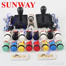 Аркадная игра DIY комплект для MAME USB Нулевая задержка USB энкодер 8 способ классический аркадный джойстик американский стиль Кнопка DIY наборы