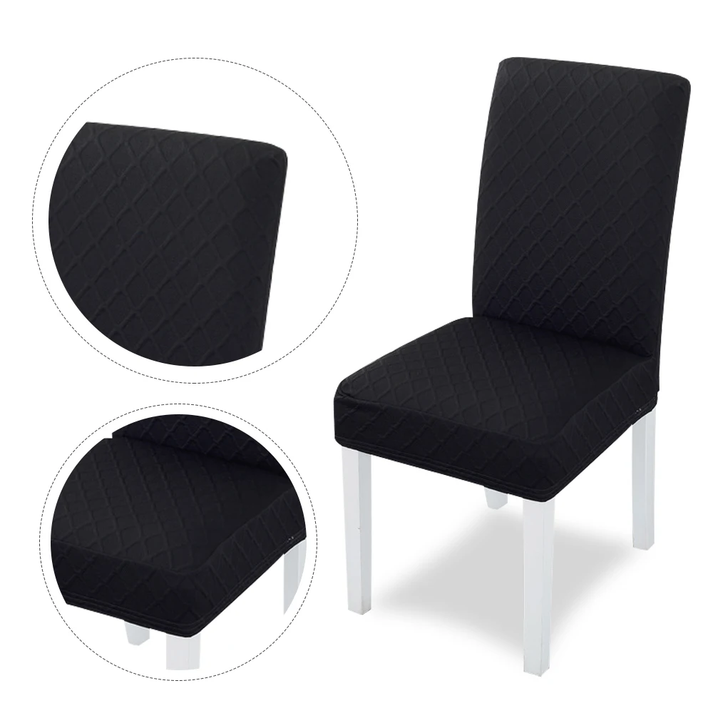 Modern Spandex Stretch Elastic Slipcovers Chair Covers Wedding Banquet Hotel Solid Color Chair Cover For Dining Room Kitchen