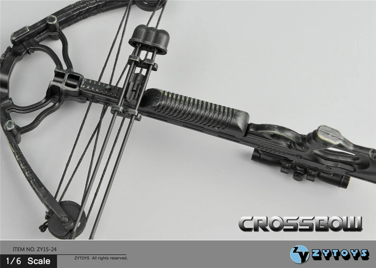 15cm 1/6 Scale Mini Crossbow Model 8PCS Arrows Weapon Model Action Figure Accessory