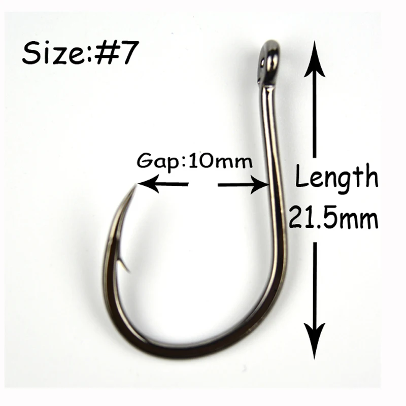 TheTime 100Pcs/Pack Bulk Chinu Ring Japanese Wire Barbed Hook Wholesale  High Carbon Steel Carp Hooks Bass Trout Fishing Anzol - AliExpress