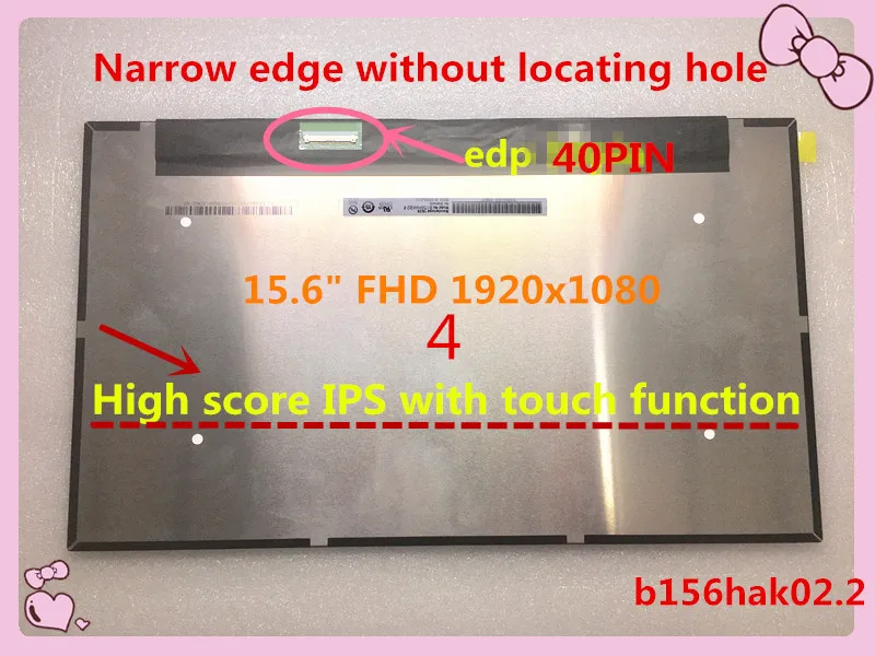 Бесплатная доставка B156HAK02.2 подходит NV156FHM-T05 LP156WFD SPH1 15 6 &quotFHD IPS сенсорный ноутбук