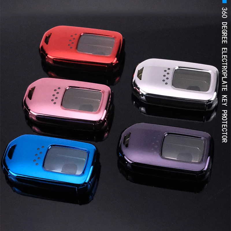 New Soft TPU Della Copertura Completa di Caso Chiave A Distanza Per Honda Civic City Vezel Accord HR-V CRV Polit Jazz Jade Crider odyssey Protezione con Chiave - H542016a4c6504f76ad934b2634a73463h