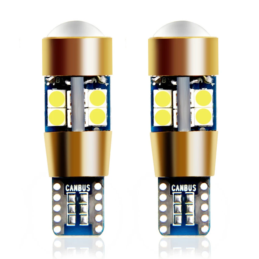 

2PCS T10 W5W 192 WY5W Super Bright LED Car Interior Reading Dome Light Marker Lamp Auto Wedge Parking Bulbs
