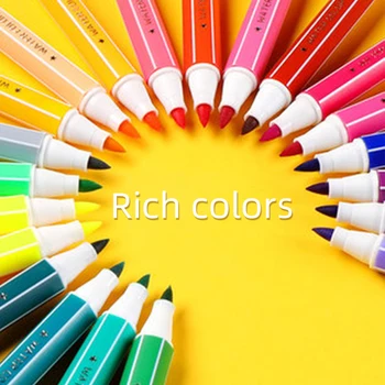 

BGLN 36 color watercolor marker pen set for children's art painting and baby's graffiti. Washable, safe, non-toxic seal