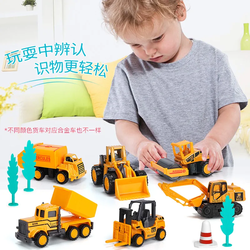

Children Model Toy-Transformation Firefighting Police Container Parking Lot Alloy Electric Rail Car Boy Toy
