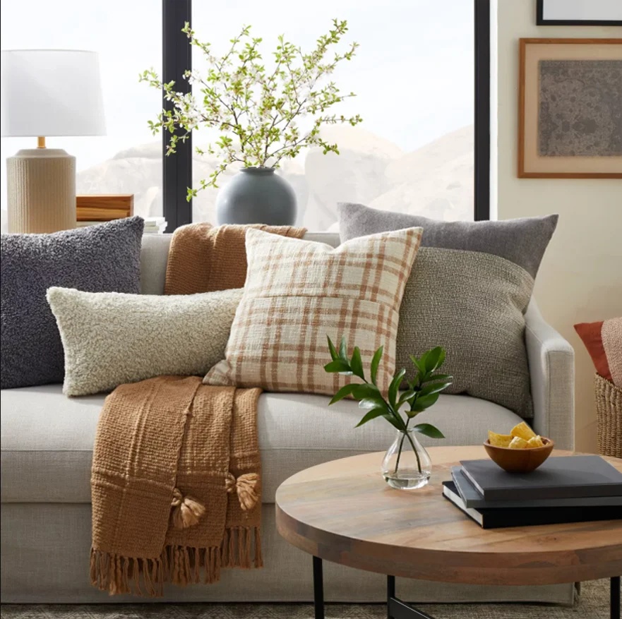 Plush Cushion Cushion Cover Decorative Cushion Plush Pillow Throw Pillow 45X45CM