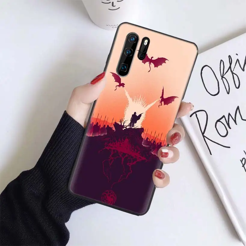 BS111-8 «Игры престолов» черный Coque чехол для huawei mate 30 20 10 P30 P20 P10 Pro Lite P Smart Z мягкий чехол для телефона - Цвет: BS111-8