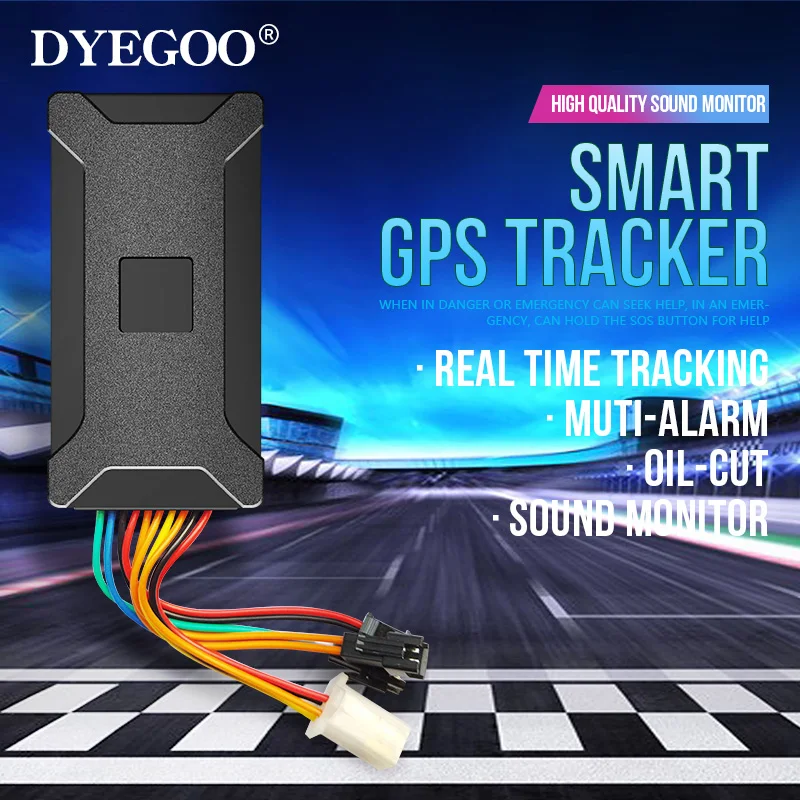 Dyegoo Gt06n Vehicle Car Motorcycle Gps Tracker Free App Burglar Alarm