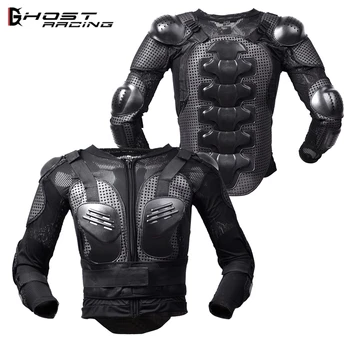 

GHOST RACING Full Body Motorcycle Armor Jacket Motocross Racing Protective Gear Motorcycle Protection Chest Shoulder Hand
