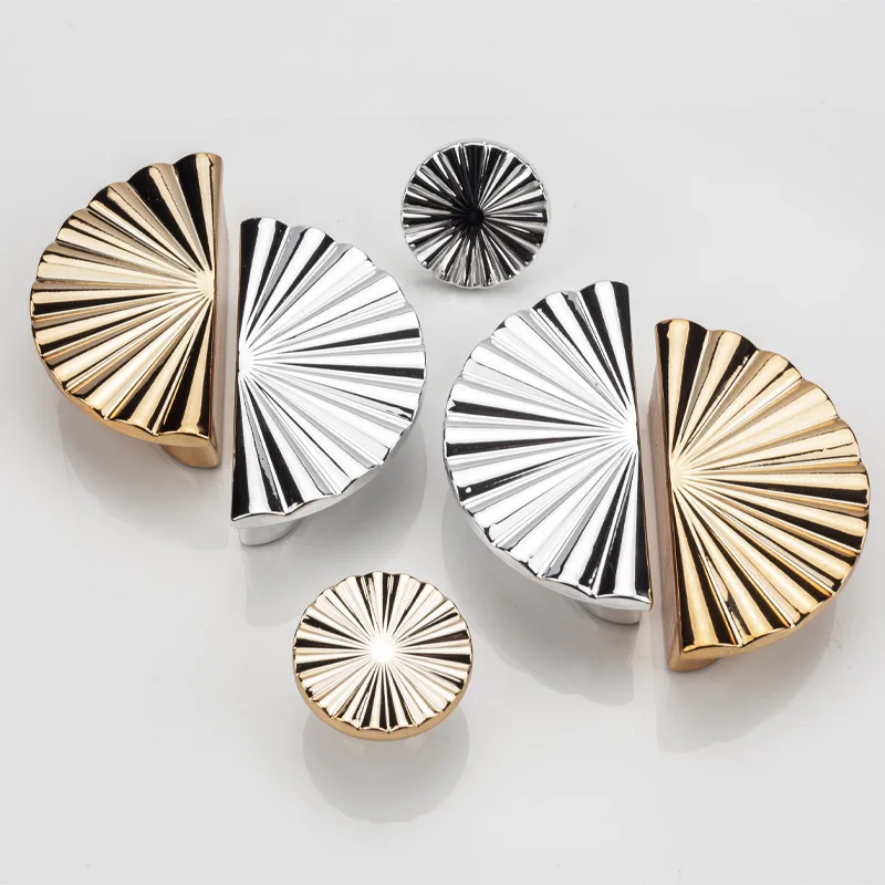 Sunflower Plastic Handle Nordic Light Luxury Cabinet TV Cabinet Handle Modern Simple Golden Wardrobe Door Creative,furniture handles,kitchen door handles