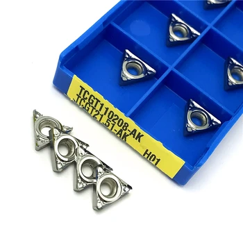 

TCGT110208 AK H01 aluminum Internal Turning Tool Cutting tool carbide inserts TCGT 110208 metal lathe tools CNC turning insert