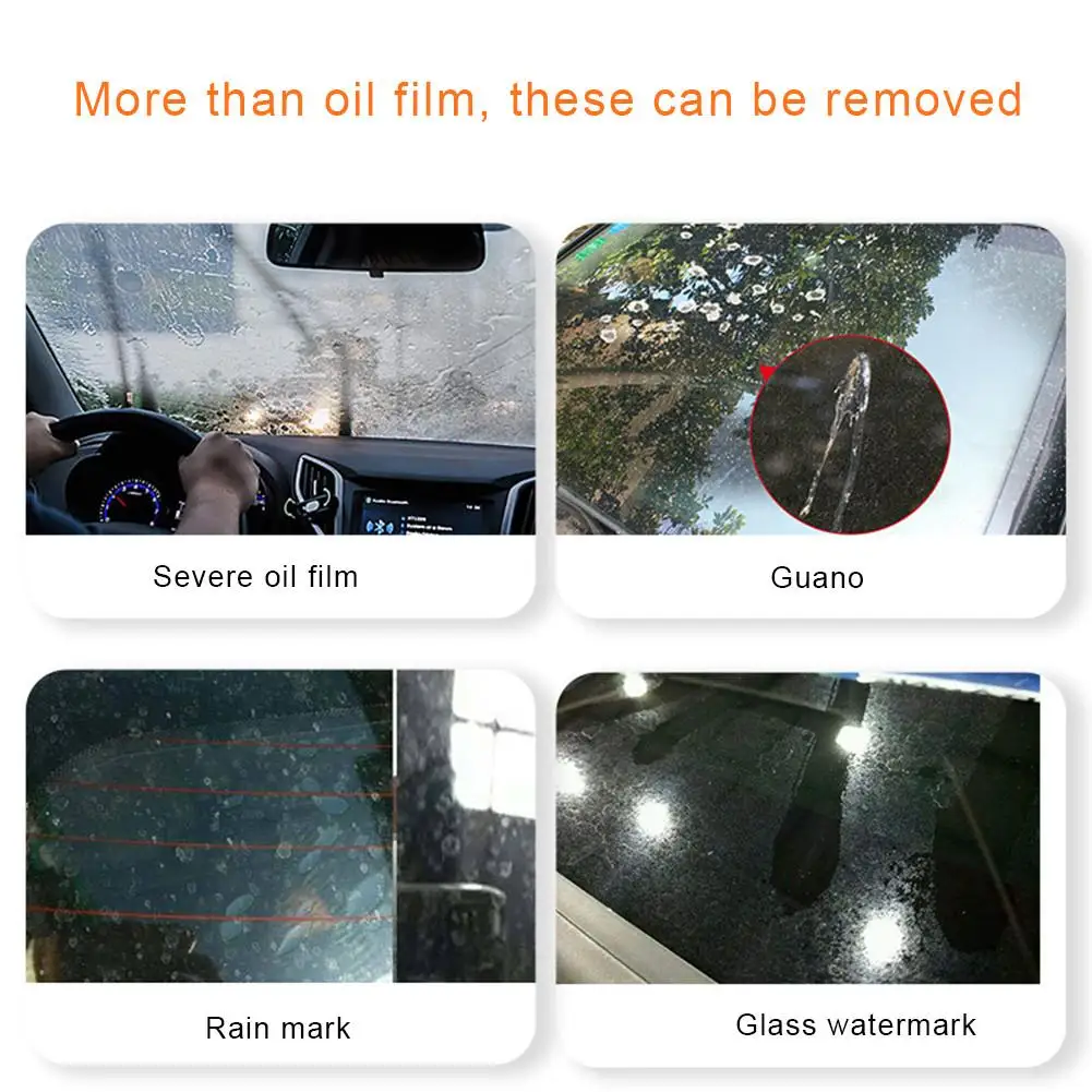Universal Windshield Oil Film Remover Glass Stain Remover Cleaning Tools For Car Home Window Auto Style Accessories