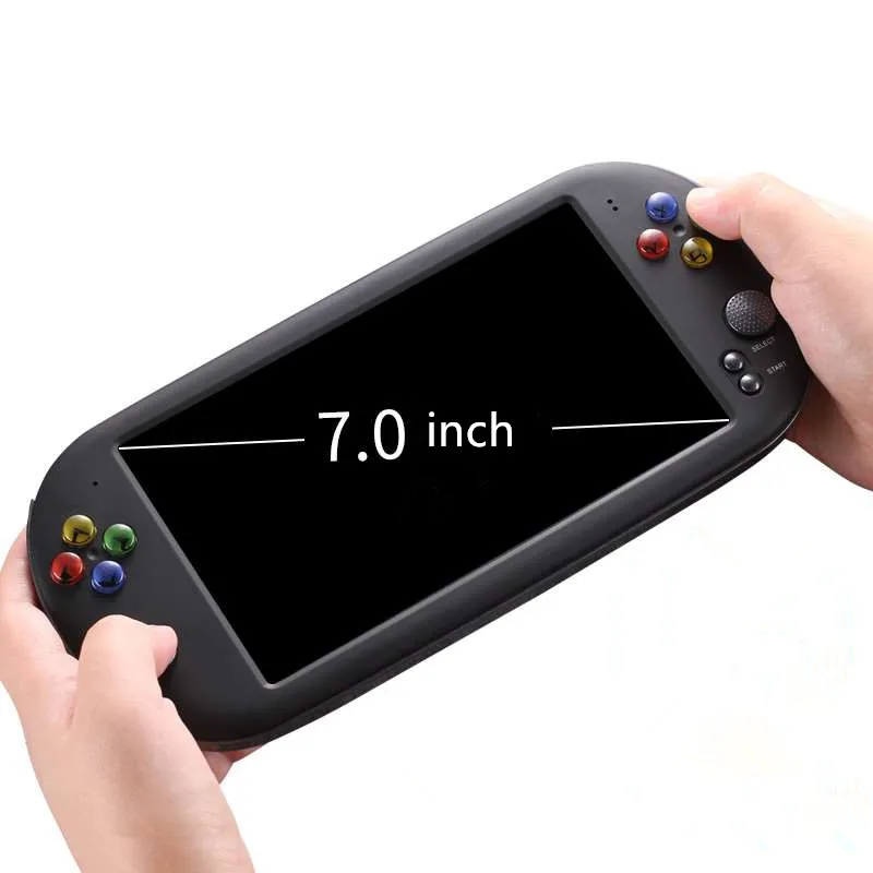Big screen 7 inch HD handheld game console arcade NES nostalgic FC games 8G mp4 music e-book MP3 player recorder TV OUT output |