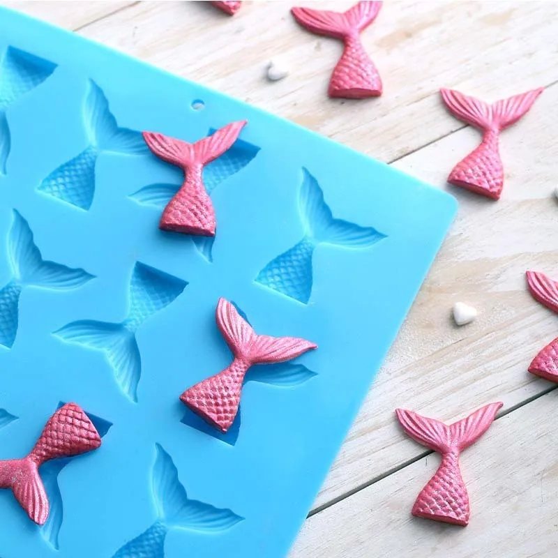 Large-fish-Tail-mermaid-silicone-mold-Fondant-Mold-cupcake-Mold-Fondant-Cake-Decorating-Tools-Chocolate-Fimo