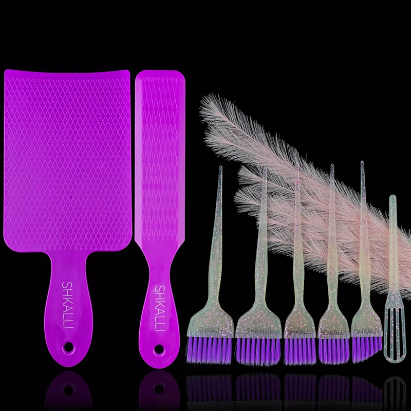  Hair Coloring Board Hair Tint Dyeing Highlighting Board Hairdressing Professional Pick Color Balaya