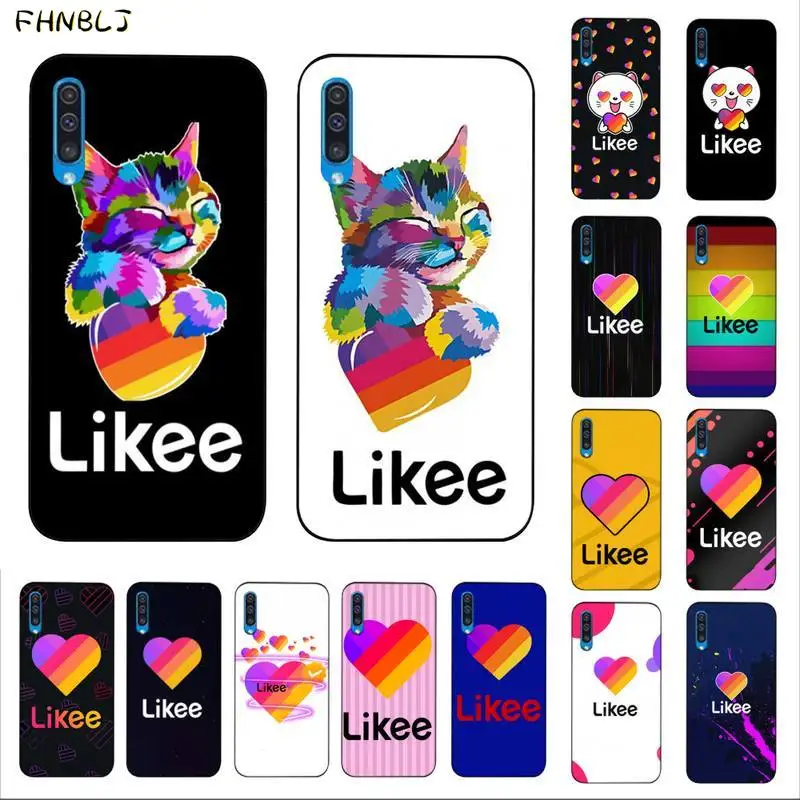 FHNBLJ Likee забавный кот медведь любовь Сердце DIY Печать чехол для телефона Samsung A10 20s 71