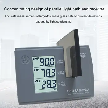 

New LS101 Solar Film Transmission Meter Ultraviolet Infrared Rejection Rate VLT Test