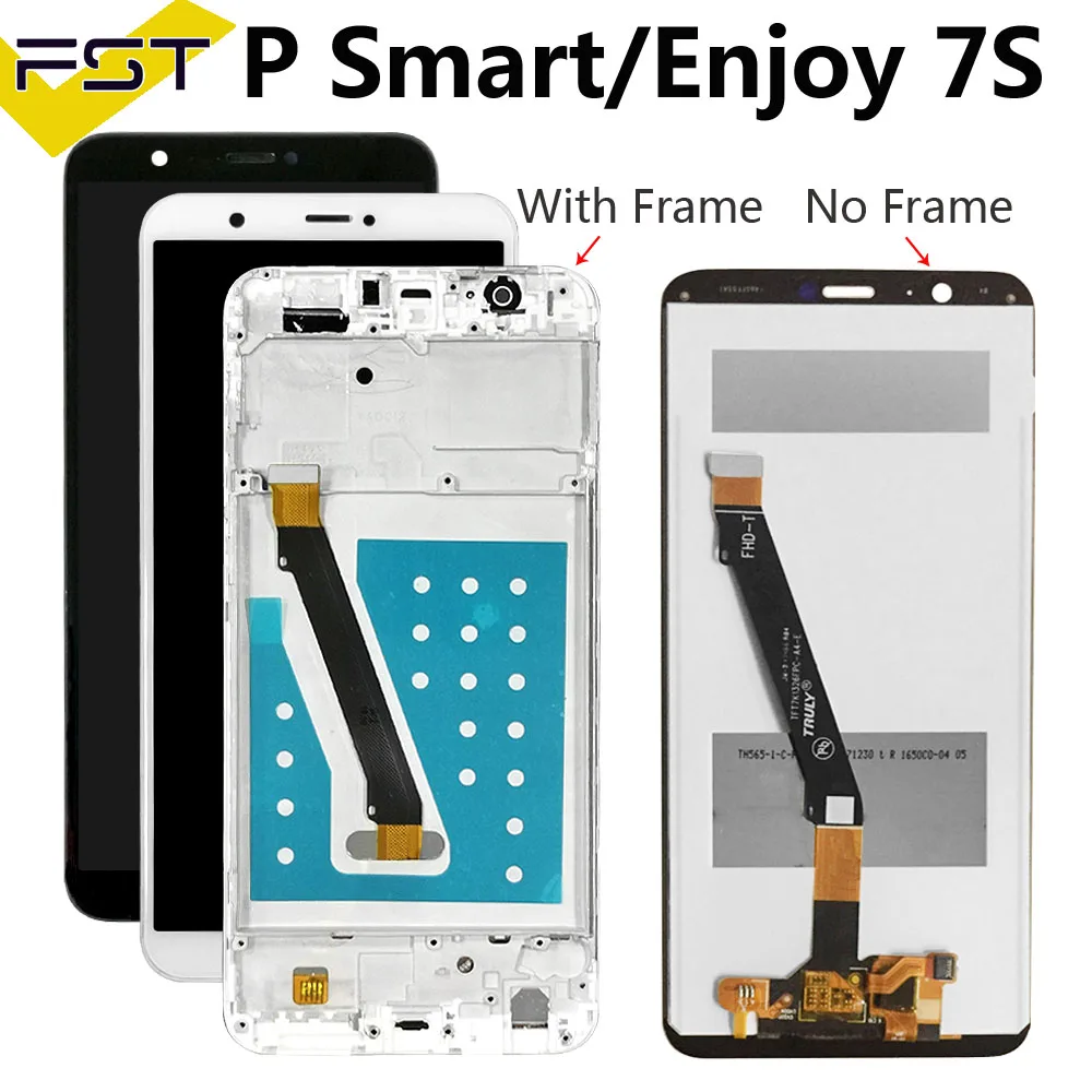 ЖК-дисплей с сенсорным экраном и дигитайзером в сборе для Huawei P Smart /Enjoy 7S сменный