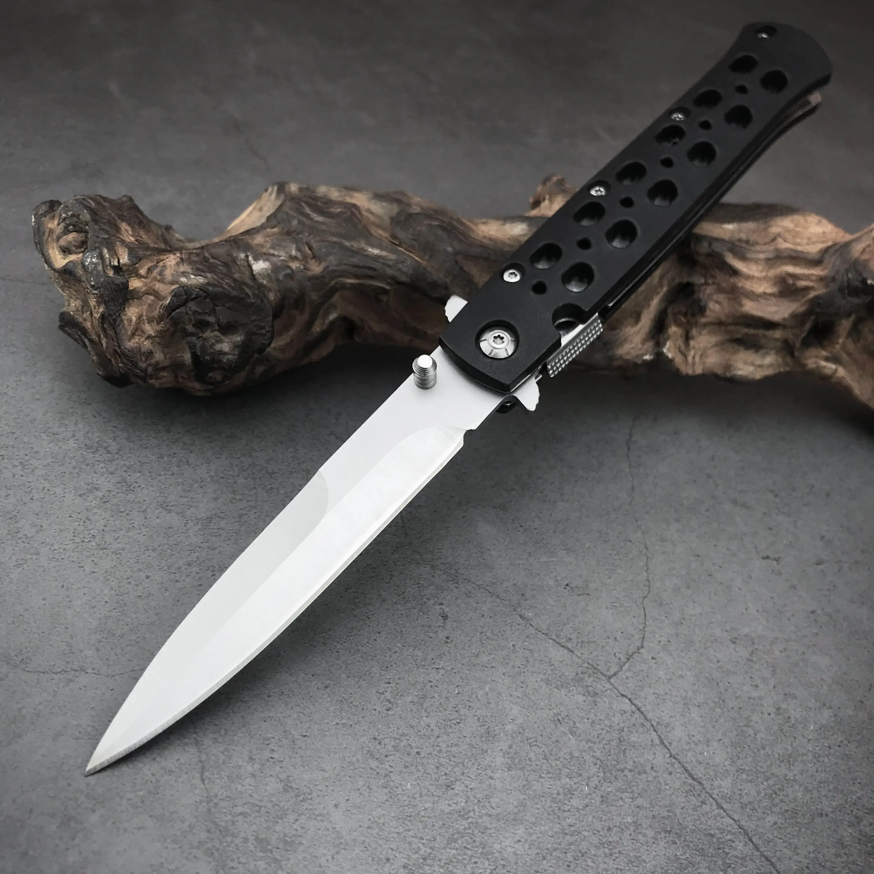 Cold Steel-26S CS26S Ti-Lite Pocket Folding Knife Nylon Handle Outdoor Survival Hunting Camping Tactical Tools Assisted Opening |