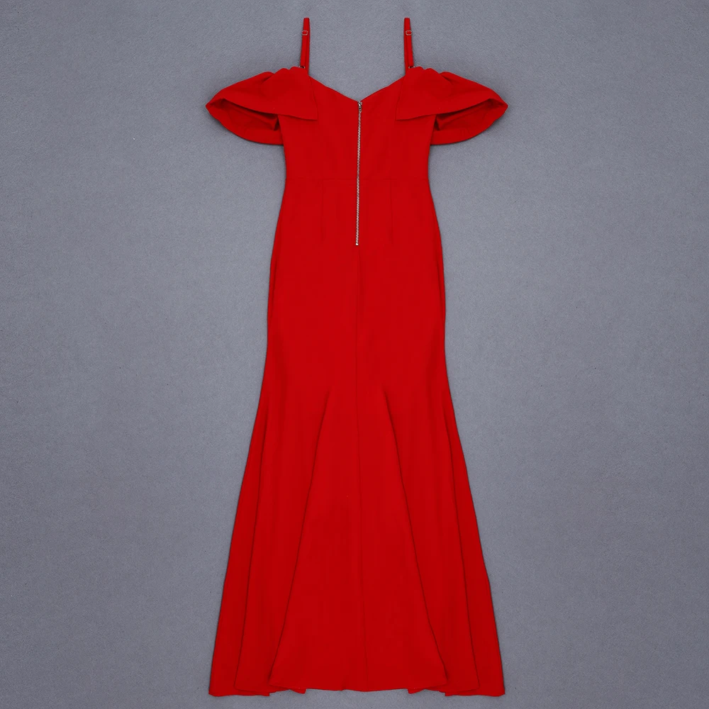 Новинка, женские красные платья с вырезом лодочкой и открытыми плечами, короткие рукава, облегающие вечерние платья знаменитостей, бандажные платья