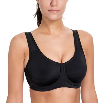 

Drop Ship Plus Size Womens Full Coverage Max Control High Impact Underwire Ulined Solid Bra 34 36 38 40 42 44 46 48 C D DD E F G