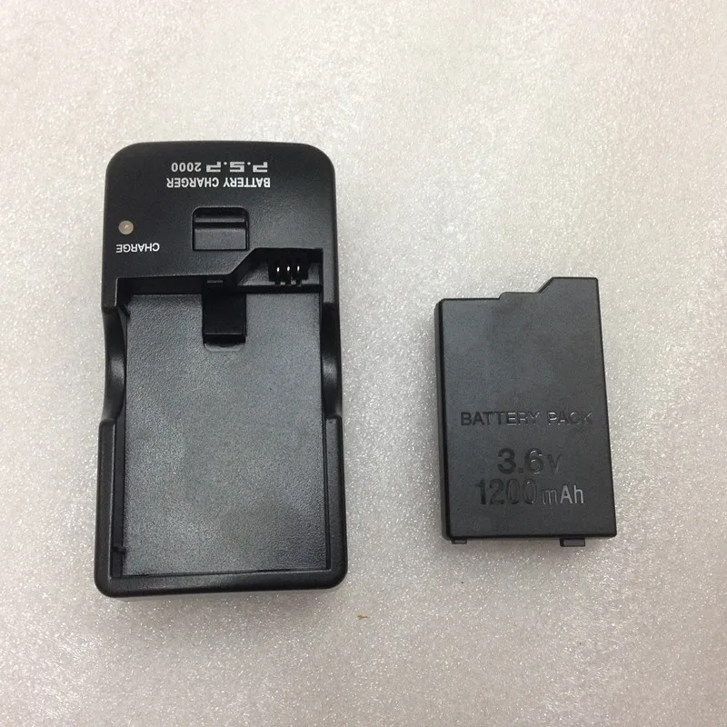 Игровые аксессуары для 1xPSP аккумулятор 3,6 в 1200 мАч+ 1xPSP аккумулятор зарядная станция подставка колыбель для SONY PSP-2000, 3000 консоль
