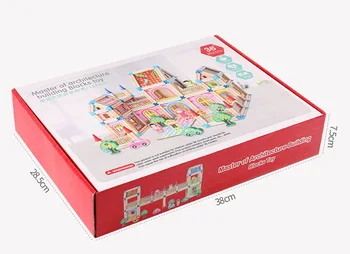 

128 pcs Mini Three-dimensional Stitching toy Designer Construction Set Model & Building Toy Plastic Blocks Educational Toys gift