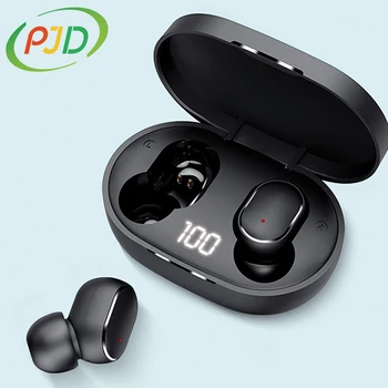 PJD TWS Bluetooth Earphones Wireless Earbuds For Xiaomi Redmi Noise Cancelling Headsets With Microphone Handsfree Headphones 1